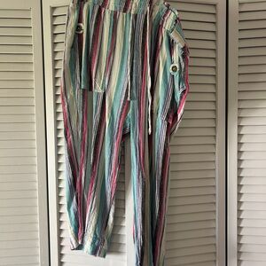 Striped Multicolor Pants